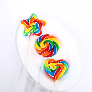 Lecca-lecca a Spirale al Gusto Fruttato in Caramella Dura <span class=keywords><strong>Rosa</strong></span> <span class=keywords><strong>e</strong></span> Bianca Certificato BRC Confezione in Sacchetto Personalizzabile - Product Image 5