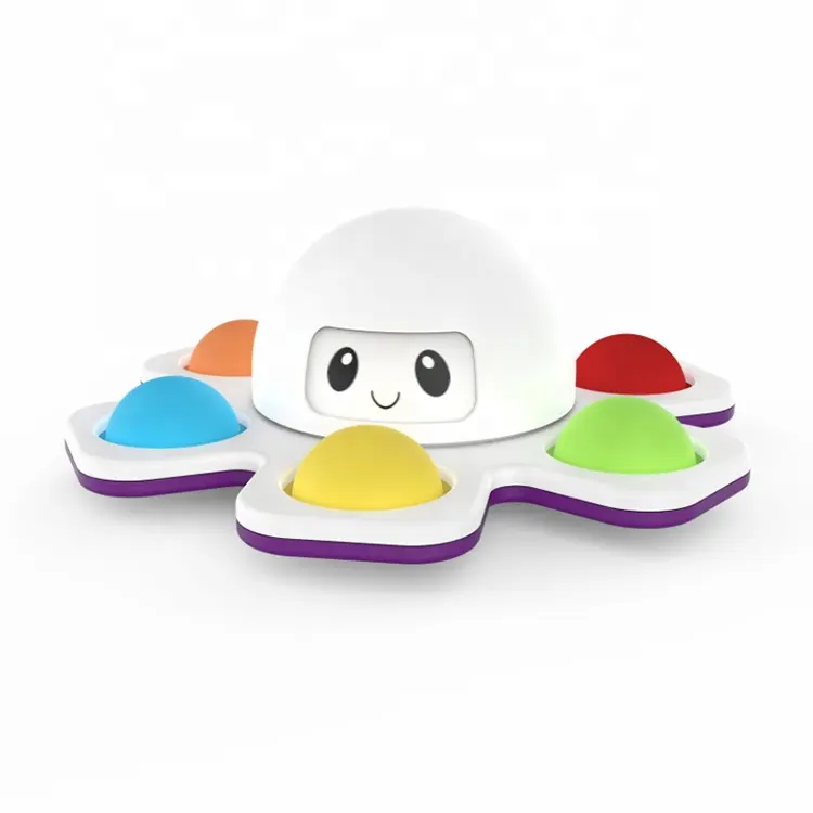 Pupit-Juego de juguetes sensoriales para niños, juguete de pulpo de burbuja, personalizado, novedad
