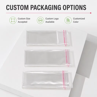Sac en cellophane transparent de haute qualité, auto-adhésif, en plastique OPP, pour accessoires de téléphone portable, cadeau