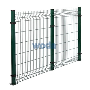 PVC tráng <span class=keywords><strong>50x100</strong></span> kim loại sắt hàn dây lưới hàng rào Thái Lan 3D cong dây lưới hàng rào tấm - Product Image 6