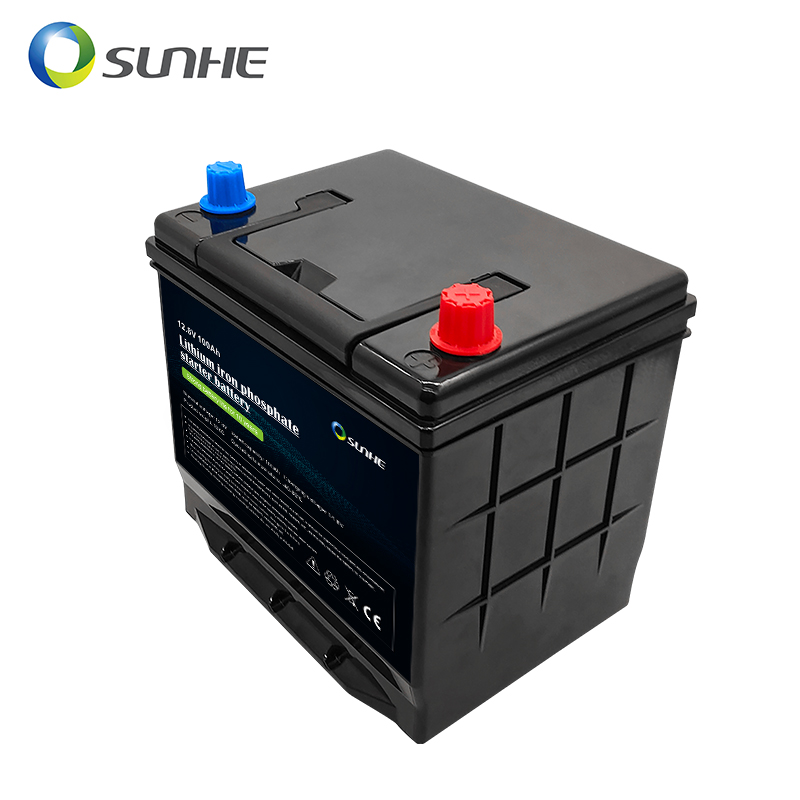 OEM personnalisé 12v 24v 40ah 50ah 70ah 80ah 100ah LFP voiture auto Lithium fer phosphate batteries pour véhicule japon