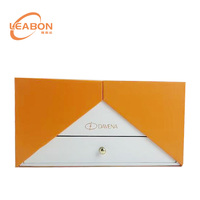 Boîte en papier kraft écologique, recyclable, réutilisable, portable, avec revêtement UV, lamination mate, insert en mousse EVA, bougie parfumée, présentoir cadeau