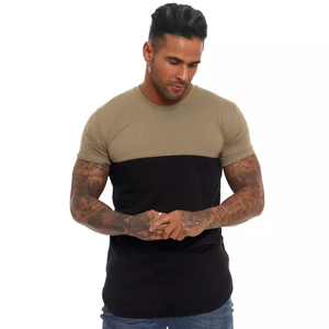 Camiseta de algodón para hombre de talla grande al por mayor, Jersey de algodón 100%, cuello redondo, manga corta, lavado, Technic, ropa deportiva para exteriores - Product Image 5