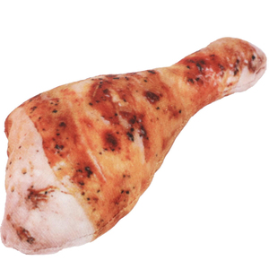 Juguete de peluche interactivo chirriante para perros y gatos creativo respetuoso con el medio ambiente al por mayor, juguete masticable de camarón de hueso de carne de simulación resistente - Product Image 3