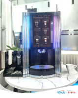 Distributeur automatique de café commercial à écran tactile, 9 boissons, pression 9 bars, chaudière en acier inoxydable, écoénergétique