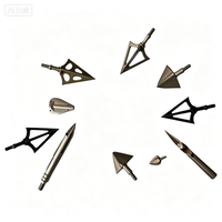 Pointes de flèches en acier inoxydable à visser, pointes de chasse et pointes de tir pour le tir à l'arc, la pêche à l'arc et la pratique du tir sur cible