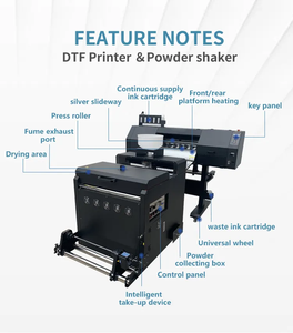 24 Inch Dual Dtf <b>Printer</b> Impresora with I3200 XP600 2 4 Head Pet Film Printing T-Shirt Machine Powder Shaker - Product Image 3