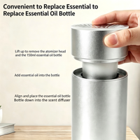 Diffuseur d'aromathérapie intelligent avancé et silencieux sans eau pour table, alimenté par USB, pour la maison et les espaces commerciaux