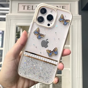 Funda de teléfono móvil con pegamento de goteo para personas mayores Cubierta de protección de pieza intermitente de mariposa dos en uno <span class=keywords><strong>al</strong></span> por mayor - Product Image 4