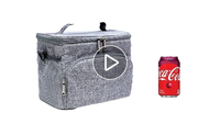 Bolsa de playa térmica plegable con aislamiento suave grande personalizada para niños, caja de almuerzo para exteriores, almacenamiento de leche materna