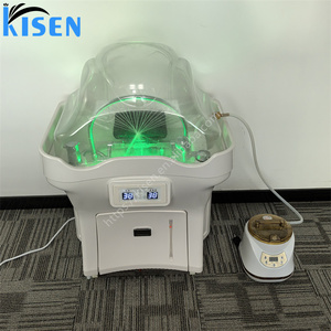 Sang trọng xách tay hai xe tăng lưu vực sưởi ấm đầu <span class=keywords><strong>Spa</strong></span> Salon <span class=keywords><strong>Spa</strong></span> thác bền dầu gội chìm với nồi hấp cho giường Massage - Product Image 2