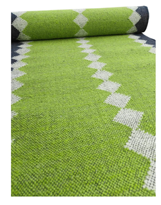 Boho <b>Rustic</b> Southwestern Area <b>Rug</b> | Handmade Wool Geometric Tribal Carpet for Farmhouse Living Room Bedroom Home Decor - Product Image 2