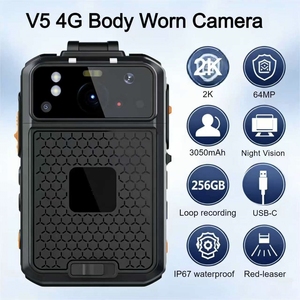 กล้องติดตัว AI ระดับมืออาชีพ 4G พร้อมการเข้ารหัส H.265 ที่มีประสิทธิภาพและการบูรณาการการจัดเก็บหลักฐานแบบรวม มอบโซลูชัน IoT - Product Image 1