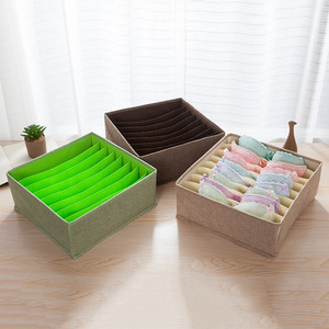 Clothing Organizer Rectangular Foldable With Compartments For Bra And Sock <b>Storage</b> <b>Drawer</b> Style - Product Image 2