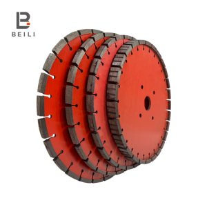 Hoja de núcleo de segmento grueso de hormigón OEM ODM multicapa de dientes de 16/20 ''25mm para camino de pared ranurado - Product Image 2