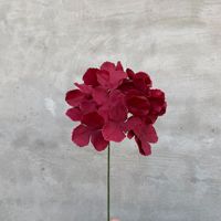 Bunga Hydrangea Buatan Sentuhan Realistis Kelopak Besar Grosir, Bunga Nordik untuk Tahun Baru, Rumah, dan Pernikahan