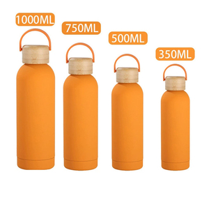 กระบอกน้ำเก็บความร้อนสแตนเลส 304 ปากแคบ ปิดฝาเกลียว ป้องกันการรั่วซึม ลายหินอ่อนด้าน ลายไม้  กระติกน้ำร้อนแบบพกพา สกรีนโลโก้ได้ - Product Image 3
