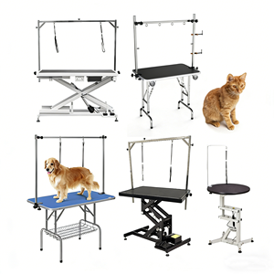<span class=keywords><strong>Mesa</strong></span> de peluquería canina metálica, plegable y de altura ajustable, con brazo de peluquería para mascotas y lazo de sujeción con abrazadera - Product Image 1