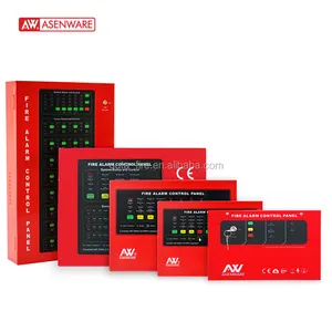 12-32 Zones Fire Detection Control Panel Fire Alarm System Red 20 Detectors One Zone for Double Eleven