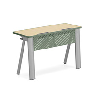 Chaises de bureau mobiles universelles à roulettes, table de formation moderne et minimaliste en PVC pliable, plateau haute densité, vente en gros sur place