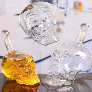 Bán Sỉ Chai Thủy Tinh Vodka Hình Đầu Lâu 400Ml 750Ml Có Nắp Đậy - Product Image 6