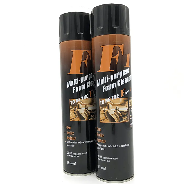 Hot-Koop F1 Foam Cleaner Spray Voor Schoenen & Meubels 600Ml 630G Reinigingsmiddel Voor Huishoudelijke