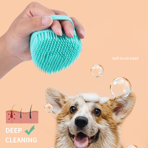Cepillo de Limpieza <span class=keywords><strong>para</strong></span> Mascotas Portátil Más Vendido de Amazon, Cómodo Cepillo de Masaje <span class=keywords><strong>para</strong></span> Ducha de Silicona y Goma <span class=keywords><strong>para</strong></span> <span class=keywords><strong>Perros</strong></span> - Product Image 2