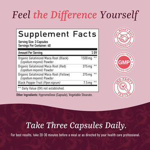 Cápsulas de Maca Men de soporte energético OEM/ODM, suplemento de hierbas que aumenta la relajación energética para adultos con cápsulas de extracto de Maca - Product Image 5