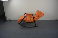 Fauteuil de massage 2025 de haute qualité pour chambre à coucher, salon, extérieur, en rotin PE, fauteuil à bascule confortable, fauteuil de détente, fauteuil de loisirs