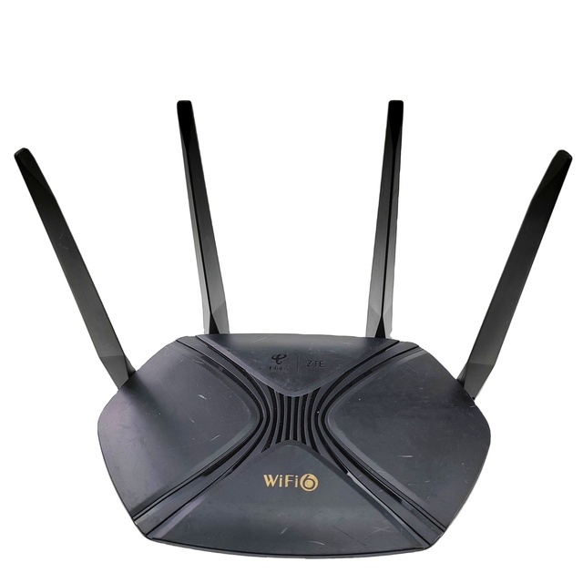 Used ZTE ZXHN E1600 WiFi6 AX1800M 2.4G&5G Wireless Router Gigabit Ethernet Port Chinese Operation Interface