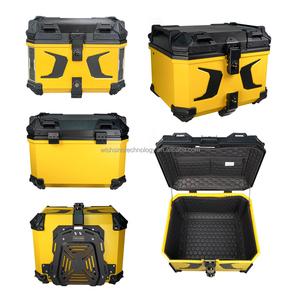 Caja Trasera para Motocicleta Personalizable GS Sticker 45L, de Plástico ABS, Universal, Impermeable, Caja de Almacenamiento Ligera, Caja de Equipaje para Motocicleta - Product Image 1