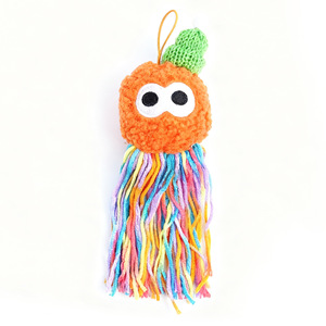 Giocattolo per Gatti a Forma <span class=keywords><strong>di</strong></span> Pallina <span class=keywords><strong>di</strong></span> Filato da Appendere con Campanello, Erba Gatta, Cotone PP, per Gioco Autonomo, Allevia la Noia, Giocattolo da Masticare per Gattini, Personalizzazione Logo OEM - Product Image 2