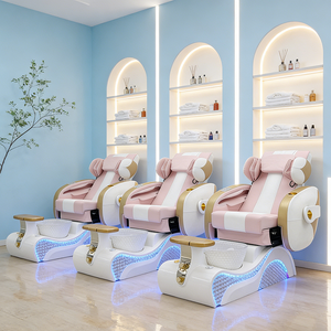 Spa Chair Nail Salon Equipment Modern Electric Touch Massage Pedicure Chair Luxury whirlpool Foot Care Bath Chair - Product Image 3