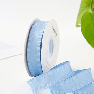 ริบบิ้นผ้าซาตินจีบสองชั้นขนาด 2.3 ซม. สำหรับห่อของขวัญ ขายส่ง 10 หลา/ม้วน - Product Image 3