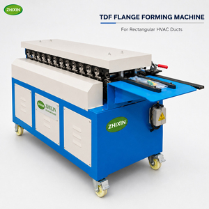 Macchina Automatica per la Formatura di Flange TDF a Doppia Capacità (24 e 22 Gauge) per Attrezzature per Condotti in Lamiera - Product Image 4