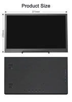 Écran de jeu portable Polcd 15,6 pouces, panneau IPS HD, écran d'ordinateur 1080p, moniteur LED