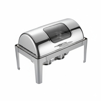 Gewerblicher Chafing Dish aus Edelstahl, Buffet-Warmhaltebehälter-Set für Catering, Hotel und Restaurant