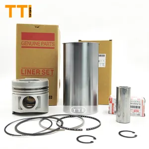 6BG1 Liner Kit 6BD1 4BG1 4BD1 Engine 8-97358574-0 8973585740 Piston Ring Set Pin 6BG1T Piston For Isuzu