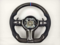 Volant en cuir et fibre de carbone pour BMW F10 F20 F30 F32 F36 F80 F82 F11 F18 F25 F22 M3 M4 M Sport