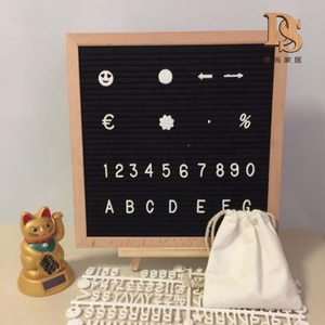 Tableau en feutre gris chêne <span class=keywords><strong>10x10</strong></span> pouces avec support peint et 360 lettres blanches à suspendre au mur – Vente chaude - Product Image 3