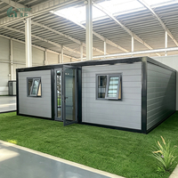 Casa Prefabricada de Alta Calidad, Expandible, de Lujo, Móvil, de Acero, Personalizada, de 20 pies, Tipo Tiny Home, de 3 Dormitorios