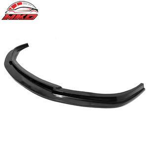 Compatible con Honda Civic Coupé Sedán 2016-2018, Estilo MDA, Labio de Parachoques Delantero Sin Pintar, Negro - Product Image 3