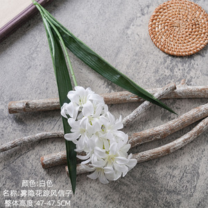 उच्च गुणवत्ता वाली कृत्रिम फूल शादी की सजावट कृत्रिम hiacinth फूल असली स्पर्श 3 डी हाइक फूलों की शादी की सजावट - Product Image 5