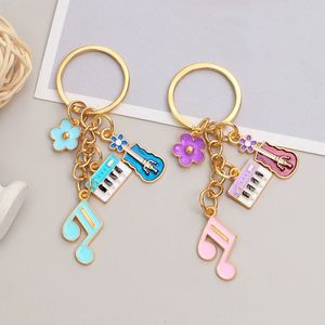 Llavero con Colgante de Nota Musical de Piano y Guitarra Esmaltado, Adorno para Bolsos, Regalo para Amantes de la Música, ¡Gran Venta! - Product Image 4