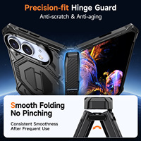Coque magnétique puissante pour iPhone Duo Fold, étui à lunettes, accessoire de charge sans fil pour support de voiture, fixation rapide à clipser