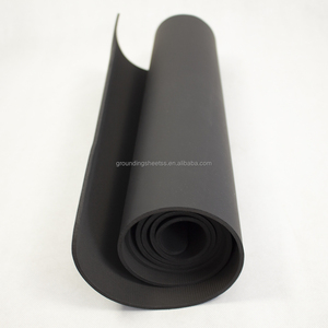 Tapis de yoga Grounding Fitness 5 mm en TPE conducteur avec fil de mise à la terre pour l'entraînement et l'exercice - Product Image 2