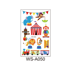 Suministros de Circo, Tatuajes Temporales Coloridos Personalizables <span class=keywords><strong>para</strong></span> Niños y <span class=keywords><strong>Niñas</strong></span>, Resistentes al Agua, Divertidos <span class=keywords><strong>para</strong></span> Fiestas - Product Image 4