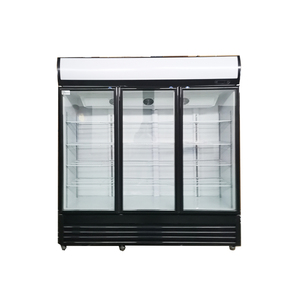 Congélateurs verticaux à triple porte de 1000 L à <span class=keywords><strong>dégivrage</strong></span> <span class=keywords><strong>manuel</strong></span> pour la maison, certification CE, réfrigérateur de présentation pour boissons et légumes - Product Image 5