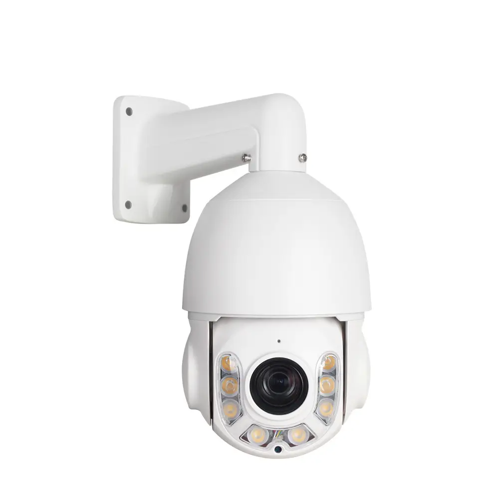 Compatible HIk 5MP Color Night Vision 4.5" 30X Zoom PTZ Camera IP66 H.265 Voice Intercom POE speed dome Auto Tracking