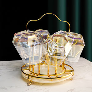 Égouttoir à verres pour salon, support de séchage pour tasses et verres à vin avec plateau de drainage - Product Image 1